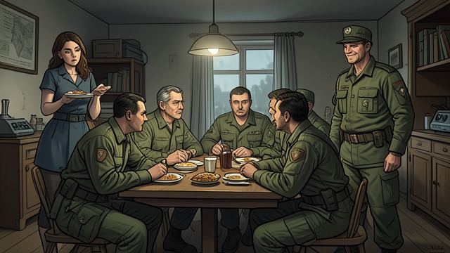 An Uneasy Celebration from "Nevertheless". Loss Reframed The Soldiers’ Gathering The soldiers invite Mabel to celebrate the fight, presenting Sven’s victory as something embarrassing for their strongest…