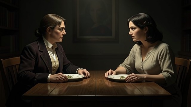 A Difficult First Conversation from "Nevertheless". Distance at the Table Class and Mistrust Navi questions whether Mabel is suited to be a princess, and she challenges his assumption that her origins make her…