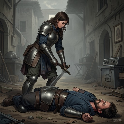 The First Killing and Its Aftermath from "Nevertheless". Mabel’s first killing transforms her understanding of combat from a practiced skill into a lasting moral wound.