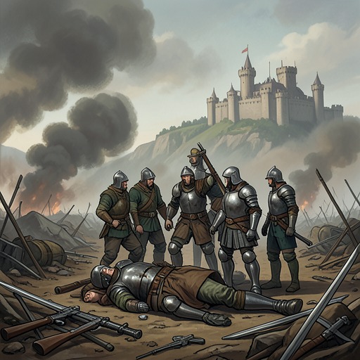 Navon’s War Against Balthasar from "Nevertheless". The threat from Balthasar develops from distant reports into invasion, resistance, and a battle whose military outcome remains uncertain.