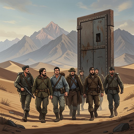 The Exiles’ Return to Navon from "Nevertheless". The people Navon banished move from a separate society toward a risky alliance with the kingdom that once rejected them.