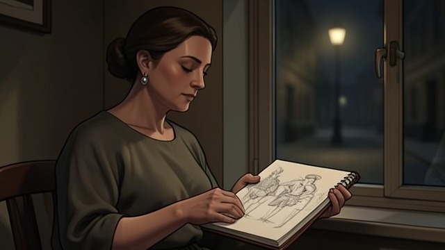 The Clues Turn Inward from "The Woman in the Window". Evidence Changes Meaning Portrait, Earring, Photograph Anna treats a drawing, an earring, and a picture of herself asleep as proof.
