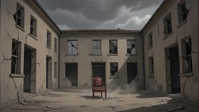 An Empty House from "The Woman in the Window". Consequences of Concealment The House Is Abandoned The Russells’ house stands empty after the investigation and arrest.