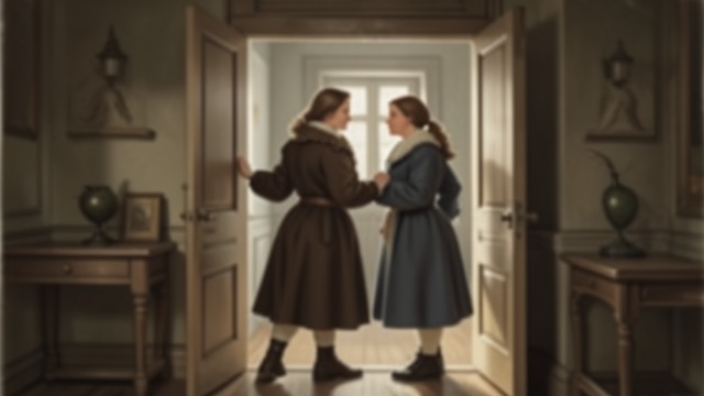 A Neighbor Becomes a Friend from "The Woman in the Window". Contact Without a Screen Jane’s Visit The woman Anna knows as Jane enters her house and speaks with her for hours.