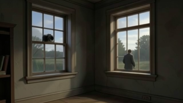 The House Under Observation from "The Woman in the Window". Windows as Screens Looking Out Anna uses her windows and camera to follow the Russells.