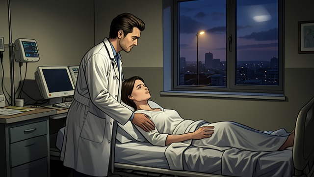 A Doctor Who Returns from "The Woman in the Window". Care Without the Affair Fielding’s Continued Support Dr. Julian Fielding remains present after the crisis and accompanies Anna as she stabilizes.