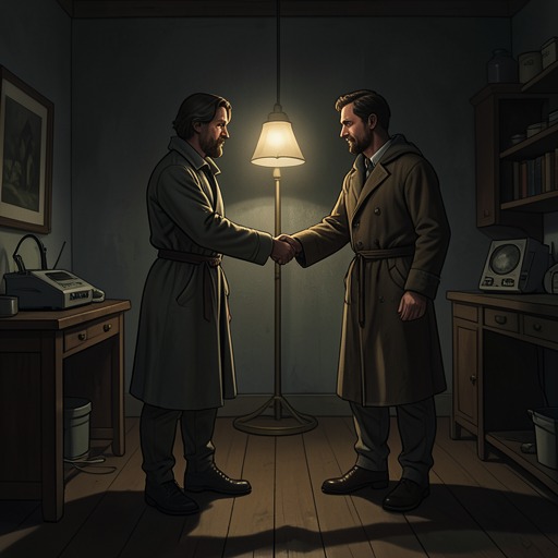 The Tenants’ Uneasy Alliance from "The Woman in the Window". Anna and David move from a practical arrangement to tentative intimacy, suspicion, rupture, and a final uncertain parting.