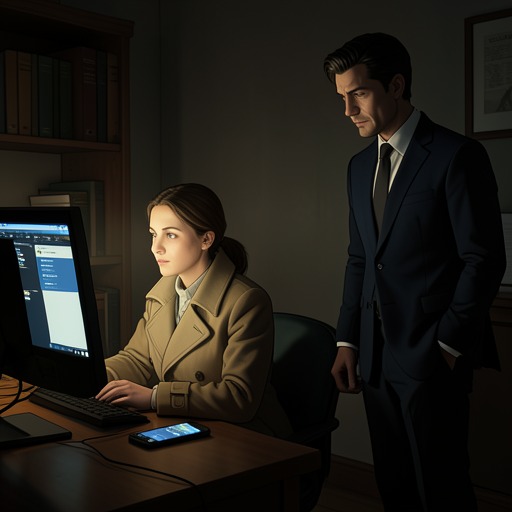 The Online Clinic from "The Woman in the Window". Anna’s work on Agora lets her help isolated strangers, but her online openness also exposes personal information that Ethan exploits.