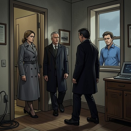 A Witness Becomes a Target from "The Woman in the Window". Anna’s effort to intervene in the Russells’ hidden violence draws the family’s attention onto her and culminates in a dangerous confrontation at home.