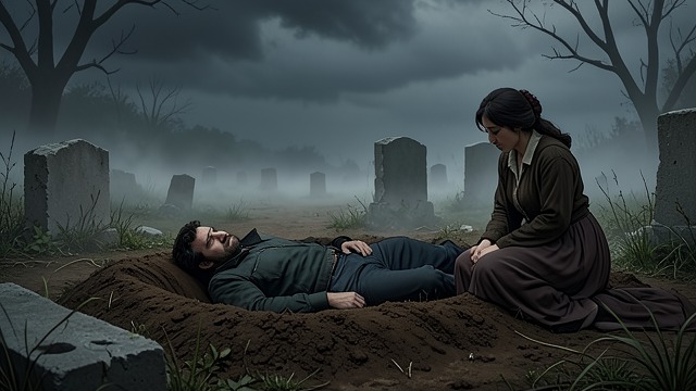 Buried Companionship from "Pedro Páramo". A Search That Ends Underground Death by Murmurs Juan dies after the voices overwhelm him.