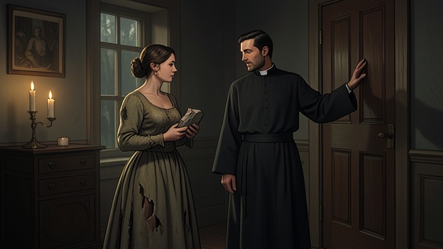 A Priest’s Limited Pardon from "Pedro Páramo". Confession Without Salvation Acknowledging Her Role Dorotea tells Padre Rentería what she did for Miguel and asks for forgiveness.