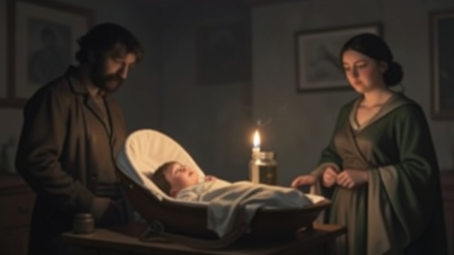 Recognition at Birth from "Pedro Páramo". A Son Accepted The Child Arrives Miguel is brought to Pedro after his mother dies in childbirth.