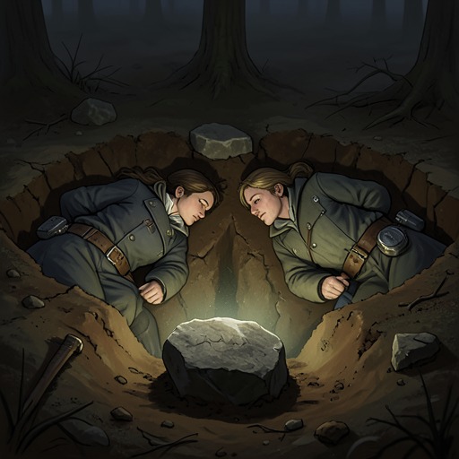 Juan and Dorotea in the Grave from "Pedro Páramo". This flow traces how Juan Preciado and Dorotea become posthumous narrators and companions, using their shared grave to reconstruct the world that killed them.