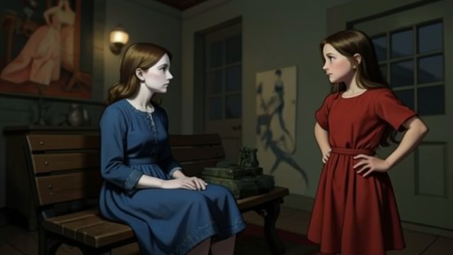 A Friend Under Threat from "Mothering Sunday". A Friend Under Threat Cissie’s fear is recognized Sunday notices Cissie’s sickness and bruises, and listens when she confides that she is pregnant.
