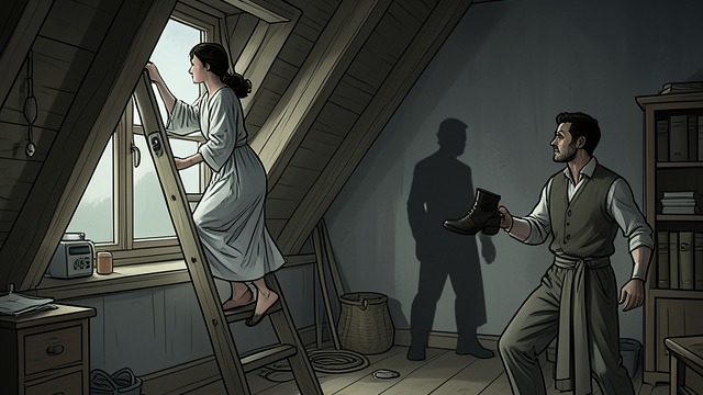 Escape Before Dawn from "Mothering Sunday". Escape Before Dawn An attempted assault Bill climbs the ladder to Sunday’s attic while she is asleep.