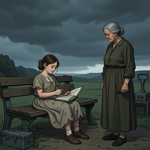 Sunday’s Workhouse Education and Agency from "Mothering Sunday". This thread traces how reading, observation, and practical learning help Sunday become an increasingly independent actor.