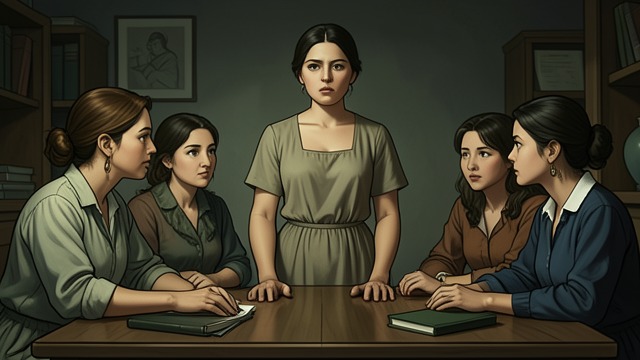 Scripture Reconsidered from "Women Talking". Obedience Questioned Who Taught Submission The women have been told that the Bible requires wives to obey husbands, but cannot independently consult the text.