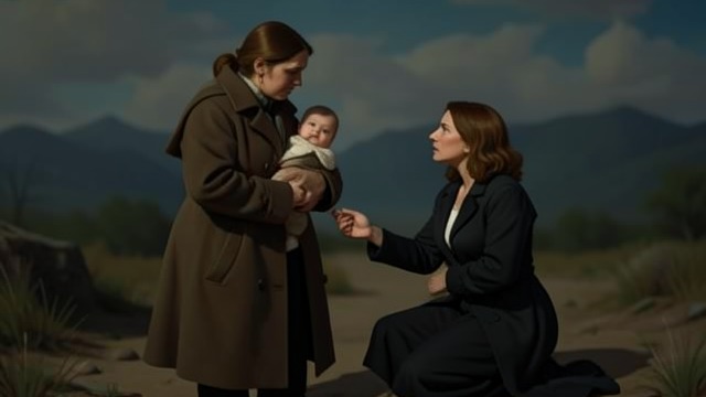 A Sister’s Promise from "Women Talking". Care Extended Forward Ona and the Baby August Epp asks Salome to take care of Ona and her unborn child. Salome promises because they are her sister and blood.