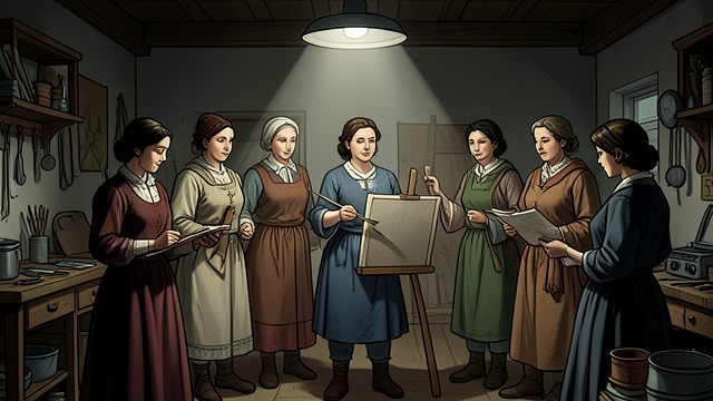 Art Without a Final Image from "Women Talking". The Journey as Artwork Uncertain Results Ona asks whether Michelangelo knew the final appearance of a painting before starting it.