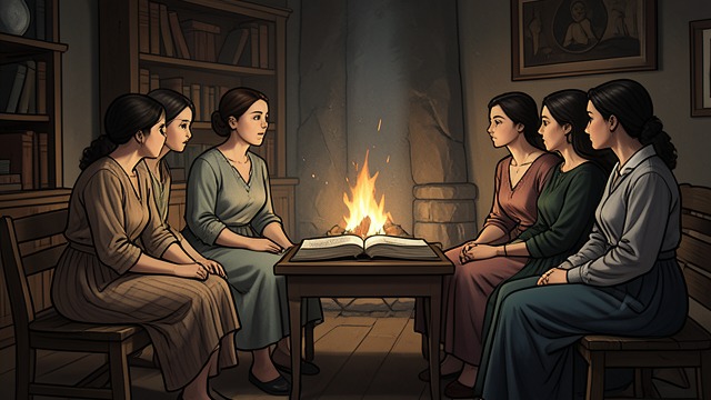 Lessons in Secret from "Women Talking". Education Outside the Rules Monica’s Discussions Monica Epp teaches girls in a secret schoolhouse that is not a building but a series of discussions.