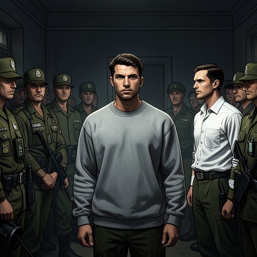 The Interrogation System and Its Institutions from "Guantanamo Diary". This flow tracks the institutional struggle over who controls interrogation and how policy choices become personal violence.
