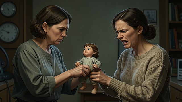 Return and Rupture from "The Lost Daughter". Return and Rupture A belated handover Leda finally gives Nina the doll, along with the keys to her apartment.
