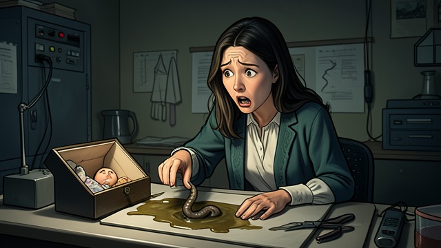 The Doll’s Interior from "The Lost Daughter". The Doll’s Interior A disturbing discovery Leda examines the doll and finds that it contains stagnant water.
