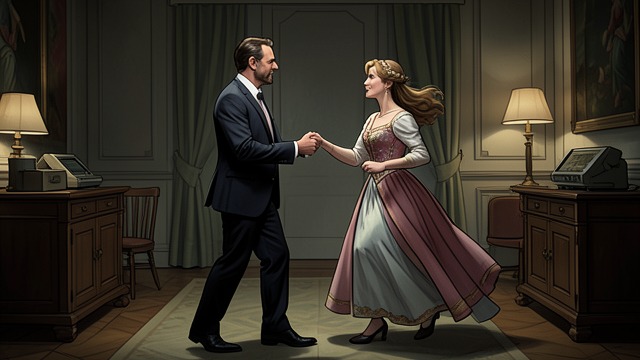 A Dance Together from "The Lost Daughter". A Dance Together Courtesy on the square Giovanni asks Leda to dance, and she accepts.