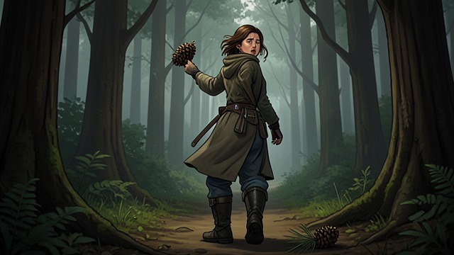 The Pinecone Strike from "The Lost Daughter". The Pinecone Strike A sudden impact Walking through the pinewood, Leda is struck in the back by a pinecone.