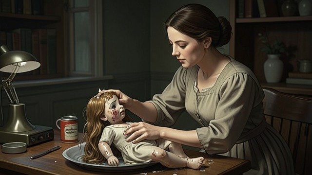 Nani as a Confession from "The Lost Daughter". Nani as a Confession A toy is tended Leda dresses and washes Nani, addressing her with an affectionate nickname.