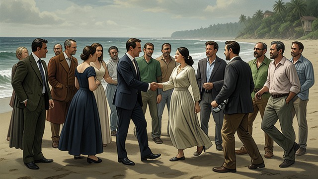 The Husband Arrives from "The Lost Daughter". The Husband Arrives Family authority Nina’s husband arrives with relatives and visitors, and Leda observes his proprietorial greeting and the family’s…