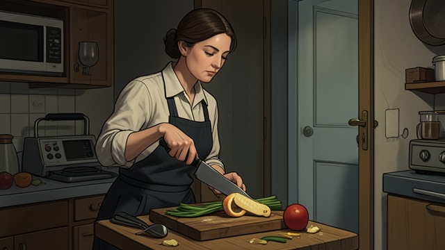 The Orange Snake from "The Lost Daughter". The Orange Snake A final request As Leda prepares to leave her family, Bianca and Marta ask her to peel fruit into a long snake, a skill they associate with…