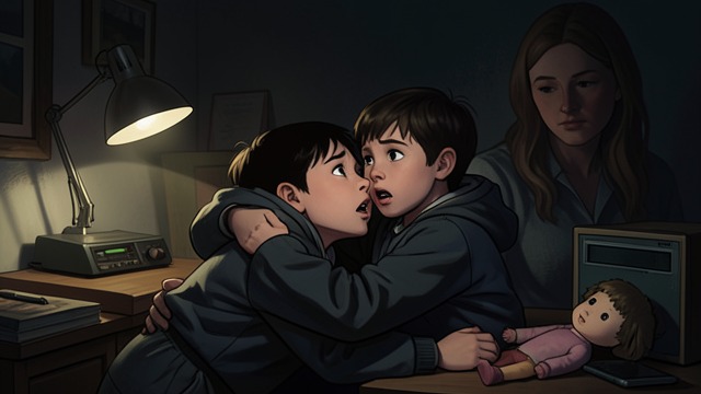 The Child’s Separation Fear from "The Lost Daughter". The Child’s Separation Fear Elena clings to Nina After her father’s visit, Elena remains close to Nina and watches her attentively.