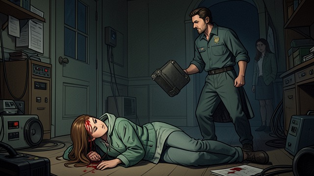 Escape and Injury from "The Cage". A Risk That Backfires A Sudden Attempt When Ken prepares to move Zoe, she drops to her knees and tries to send him falling through the loft hatch.