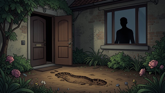 A Shoeprint and a Door from "The Cage". The Home Intrusion Complaint Physical Trace Sheila Ormiston examines Zoe Hardy’s home after reports that someone has moved or taken small belongings.
