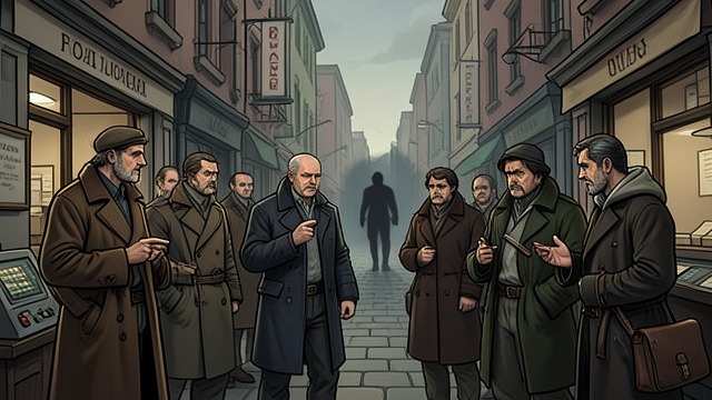 Residents Repeat the Name from "The Cage". Fear Travels Through Conversation A Figure in Daily Life At work and at home, residents debate who the Phantom might be and how he selects women.