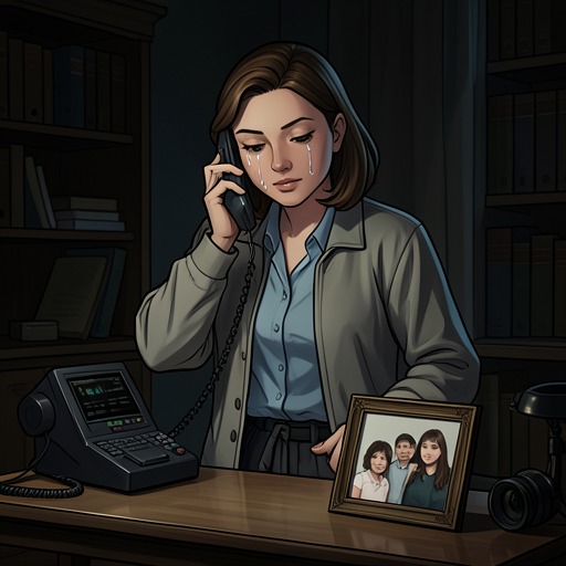 Linda Briggs and the Search from "The Cage". Linda’s determination to bring her daughters home grows from anxious waiting into public advocacy and finally grief after the police find their bodies.