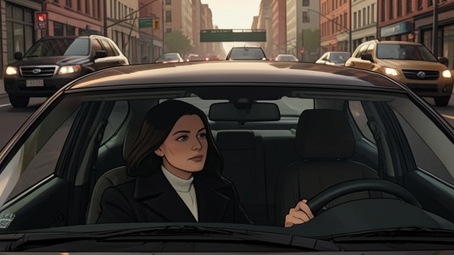 A Driver in Ebisu from "Drive My Car". A Driver in Ebisu A new arrangement At twenty-four, Misaki accepts work driving Kafuku between his home, theater, television studio, and acting school.