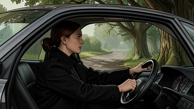 A Mother's Death from "Drive My Car". A Mother's Death The crash Misaki's mother drives drunk, loses control, and crashes into a tree.