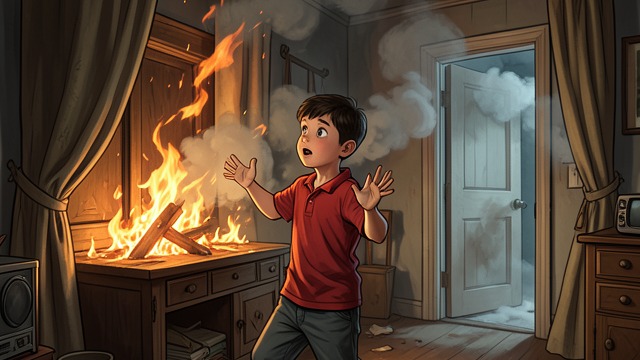 The First Encounter from "The Reincarnationist Papers". The First Encounter Curiosity meets flame Bobby lights a match to inspect his toy tower and watches the fire rather than recognizing its danger.