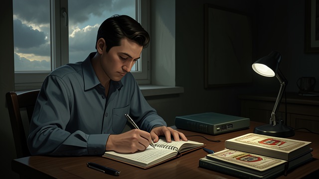 The Notebooks Entrusted from "The Reincarnationist Papers". The Notebooks Entrusted A record takes shape Evan writes his account in Bulgarian inside the prison, using notebooks from a relief parcel.