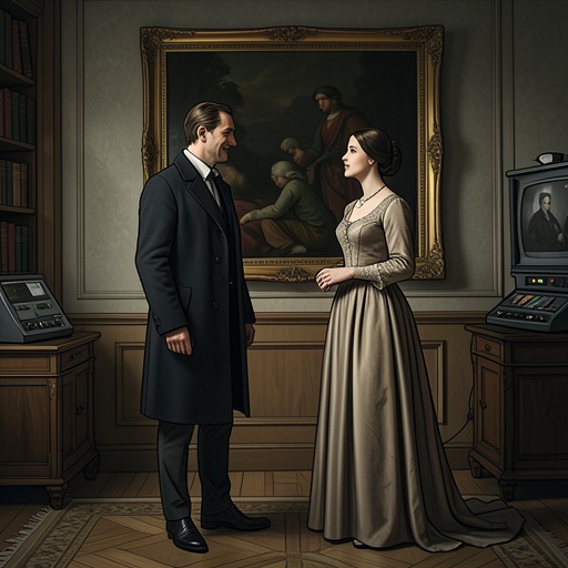 Samas and Zohra’s Marriage from "The Reincarnationist Papers". Their relationship joins Samas’s pleasure-seeking philosophy to Zohra’s religious faith, creating a durable partnership without requiring them to share beliefs.