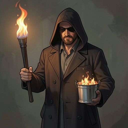 Fire as Monster and Mastery from "The Reincarnationist Papers". Fire changes from an uncontrollable childhood disaster into Evan’s chosen ritual, then becomes the means by which he tries to explain himself to the Cognomina.