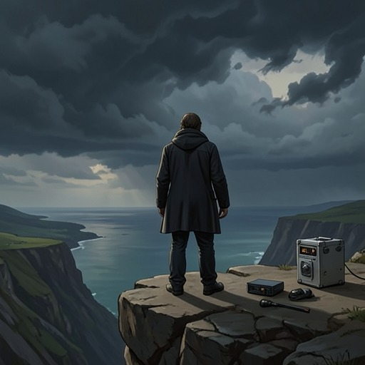 Evan and Clovis at the Lighthouse from "The Reincarnationist Papers". Clovis offers Evan solitude and counsel, but his austere refuge exposes a different danger: the possibility of retreating indefinitely from life.