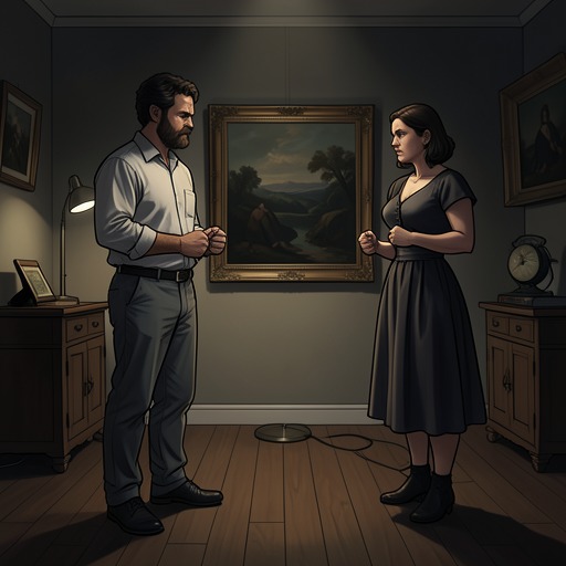 Poppy and Samas’s Unfinished Grievance from "The Reincarnationist Papers". Their present-day bargaining over a painting reveals a deeper conflict rooted in Juan’s choice at Latsei and a shared memory that neither can set aside.