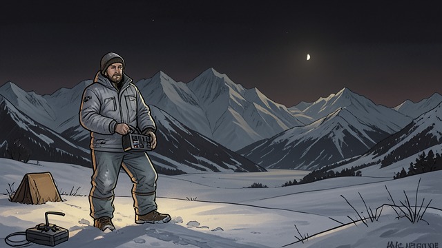 Radio Across the World from "Never Cry Wolf". Radio Across the World A Failing Connection Mowat’s weak radio cannot reach Ottawa, so he tries calling for assistance.