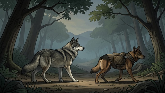 The Brief Bond Ends from "Never Cry Wolf". The Brief Bond Ends A Temporary Life Together Kooa and Albert spend several days together at a distance from the den and camp.