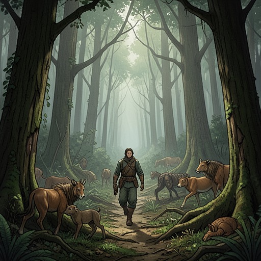 A World Beyond Human Dominion from "Never Cry Wolf". This thread follows the contrast between the relatively self-regulating wilderness Mowat encounters and the human institutions that intrude upon and remake it.