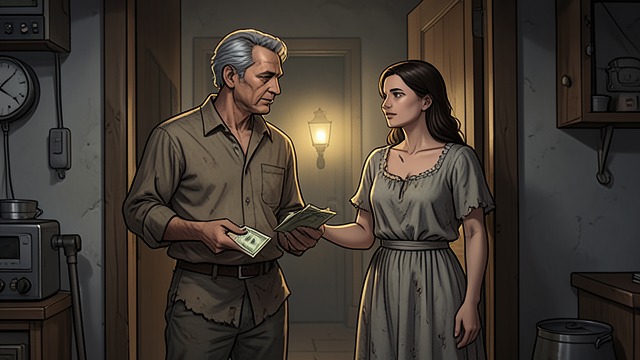 The Gift Left Behind from "Cry Macho". The Gift Left Behind A moral choice Rafo gives Marta the winnings from Macho’s fight, responding to her poverty and children.