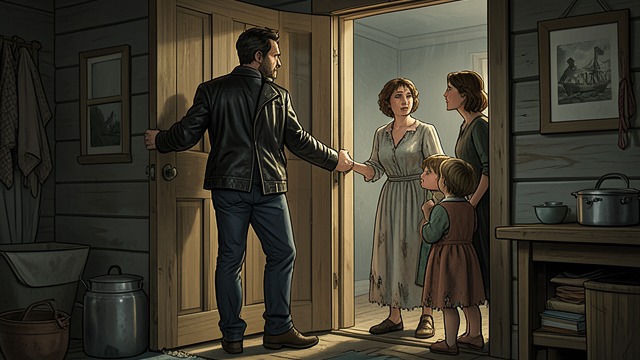Leaving the Children from "Cry Macho". Leaving the Children A home left behind Rafo asks Mike to stay in Janasco, where he feels safe among Marta’s family.